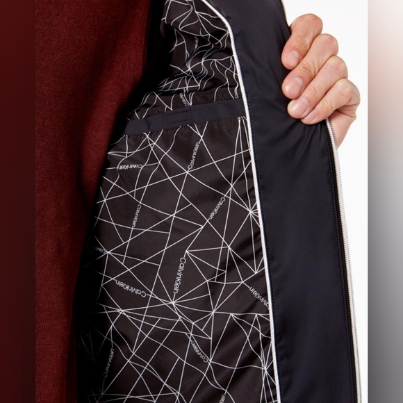 Calvin Klein Men's X-Fit Ultra Slim Fit Down Feathers Zip Jacket SPECIAL EDITION - Picture 3 of 5